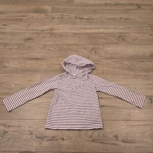 VINTAGE Baby Guess Purple Striped Hoodie 24 Months Retro 00s Embroidered Logo